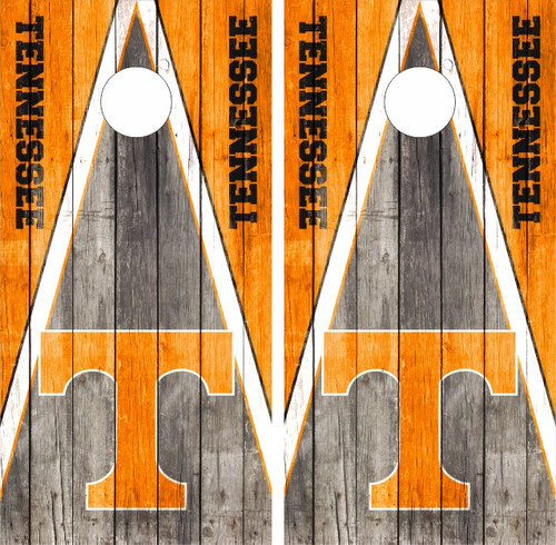 Tennessee Volunteers Version 10 Cornhole Wraps - Set of 2