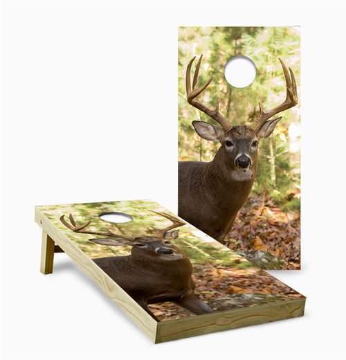 White-Tailed Deer Cornhole Set with Bags
