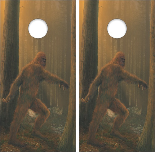 Bigfoot Cornhole Wraps - Set of 2