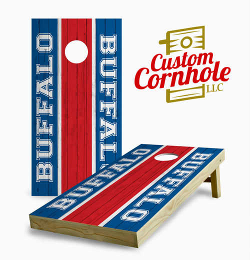 Buffalo Bills Striped Cornhole Set with Bags