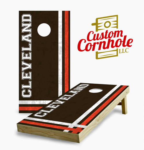 Cleveland Browns Four Stripe Cornhole Set with Bags