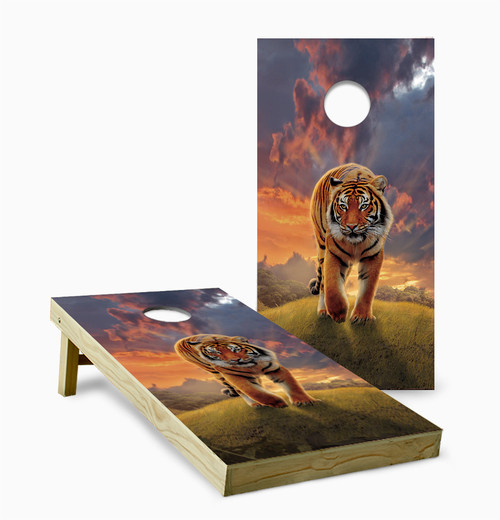 Rising Tiger Cornhole Set with Bags