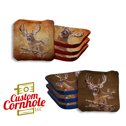 Deer Professional Cornhole Bags - Set of 8