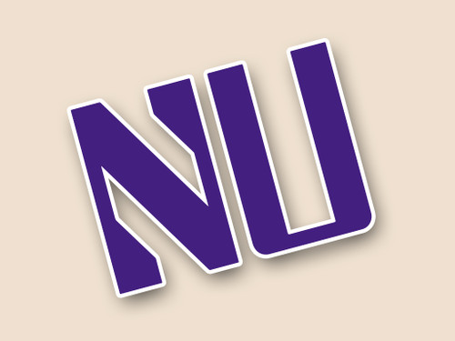 Northwestern Cornhole Decal