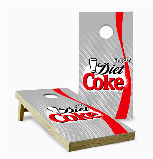 Diet Coke Version 2 Cornhole Set with Bags