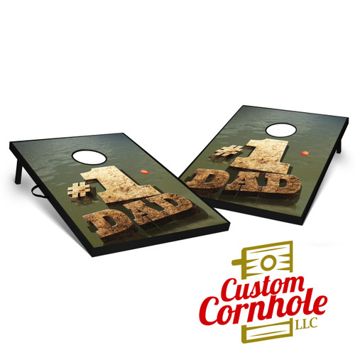 Tailgate Dad Fishing Cornhole Set with Bags