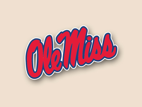 Ole Miss Cornhole Decal