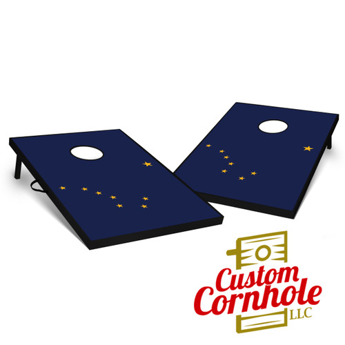 Tailgate Alaska Flag Cornhole Set with Bags