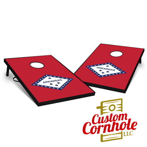 Tailgate Arkansas Flag Cornhole Set with Bags