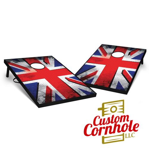 Tailgate British Flag Punk Cornhole Set with Bags