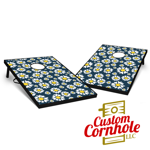 Tailgate Daisy Lover Cornhole Set with Bags