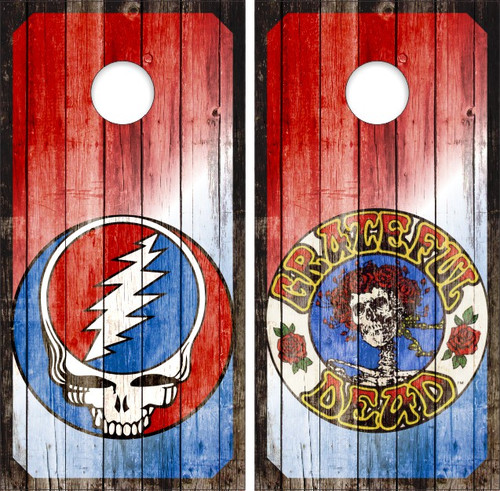 Grateful Dead Version 7 Cornhole Wraps - Set of 2