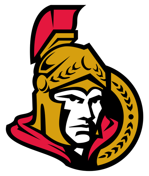 Ottawa Senators Cornhole Decal