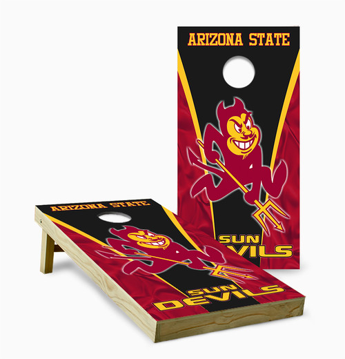 SUNCORE TWIST DECK 検:Hender Scheme hobo Arizona State Sun Devils Version 8 Cornhole Set with Bags - Custom