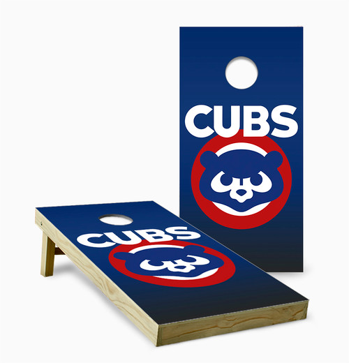Chicago Cubs Version 4 Cornhole Set with Bags - Custom Cornhole, LLC