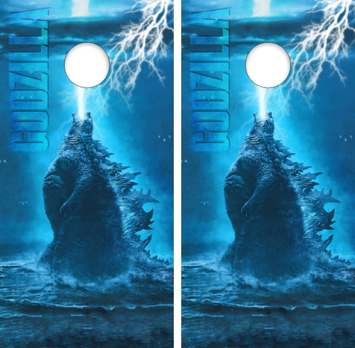 Godzilla Version 2 Cornhole Set with Bags - Custom Cornhole, LLC