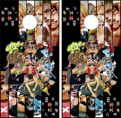 One Piece Version 2 Cornhole Set with Bags - Custom Cornhole, LLC
