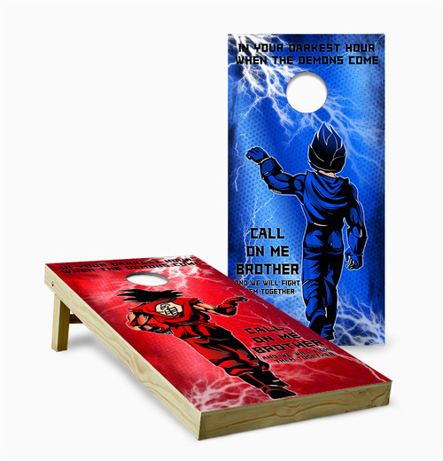 Dragon Ball Z Version 4 Cornhole Set with Bags - Custom Cornhole, LLC