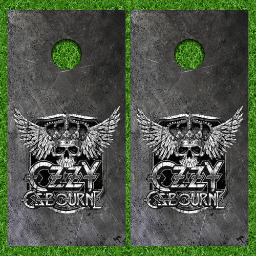 Ozzy Osbourne Version 2 Cornhole Set with Bags - Custom Cornhole, LLC