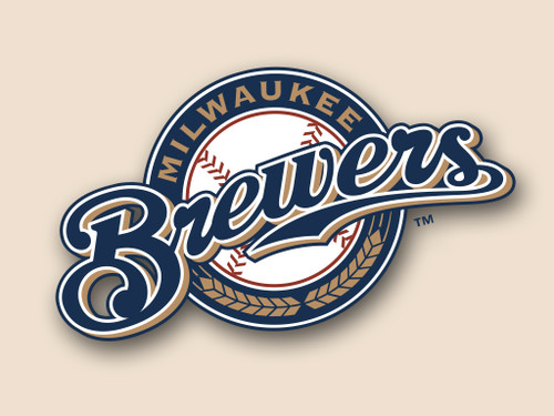Milwaukee Brewers Cornhole Decal