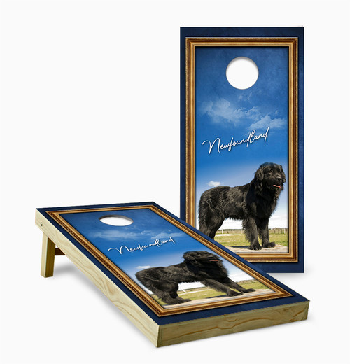 Newfoundland Dog Cornhole Set with Bags