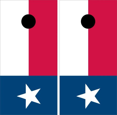 Texas State Flag Cornhole Wraps - Set of 2 Texas State Flag Cornhole Wraps - Set of 2