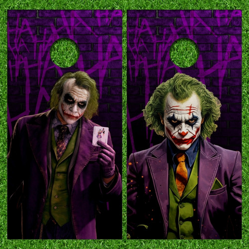 Joker Version 3 Cornhole Wraps – Set of 2 | Vinyl Skins