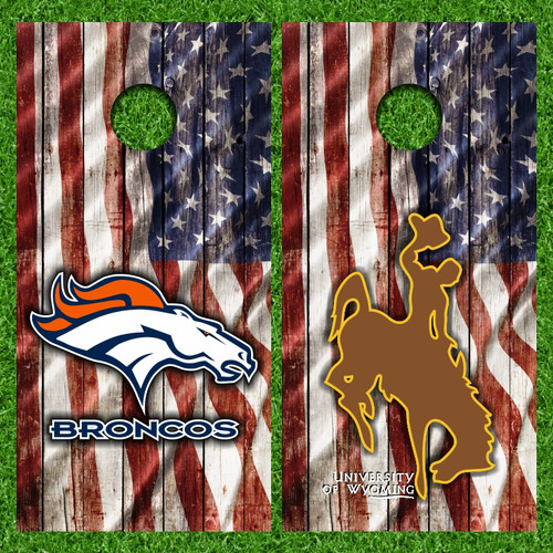 Charles Tarter's Custom Cornhole Wraps - Set of 2 (Design #2)