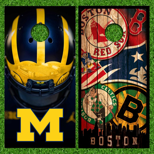 Derek Price's Custom Cornhole Set with Bags