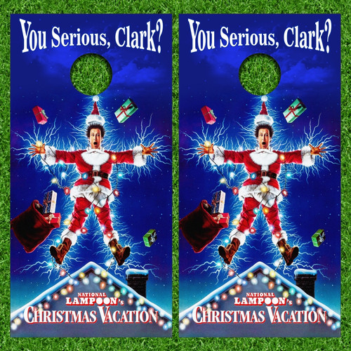 National Lampoon's Christmas Vacation Cornhole Wraps - Set of 2