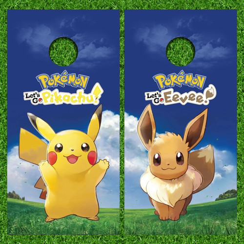 Pokémon Version 2 Cornhole Wraps - Set of 2