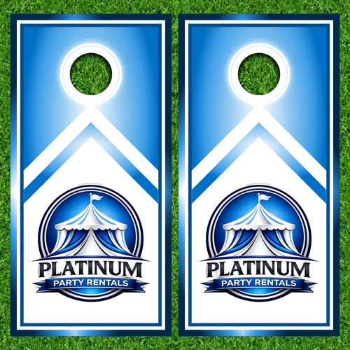 kellzTV's Custom Cornhole Wraps - Set of 2 (Design #4)