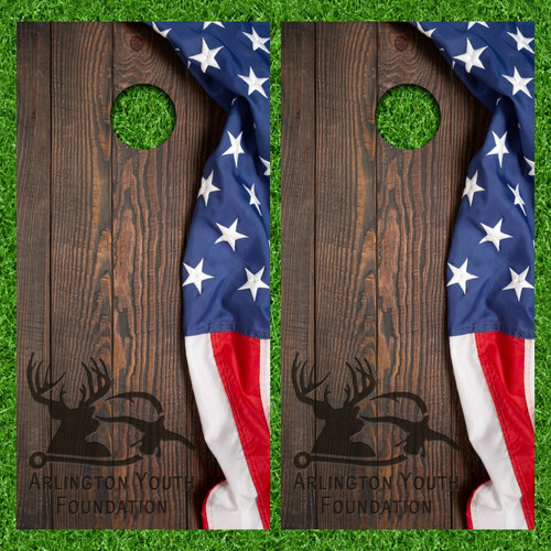 Arlington Youth Foundation Cornhole Wraps - Set of 2