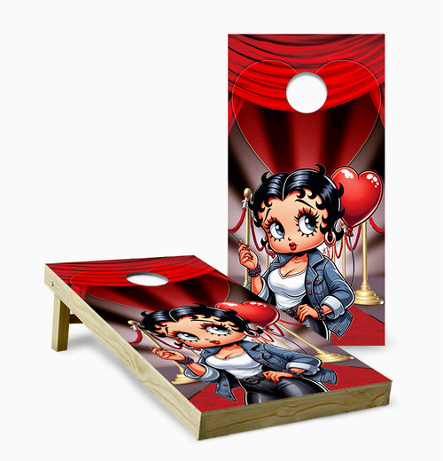 Betty Boop Version 5 Cornhole Set with Bags