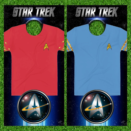 Tiny Puffs' Custom Cornhole Wraps - Set of 2