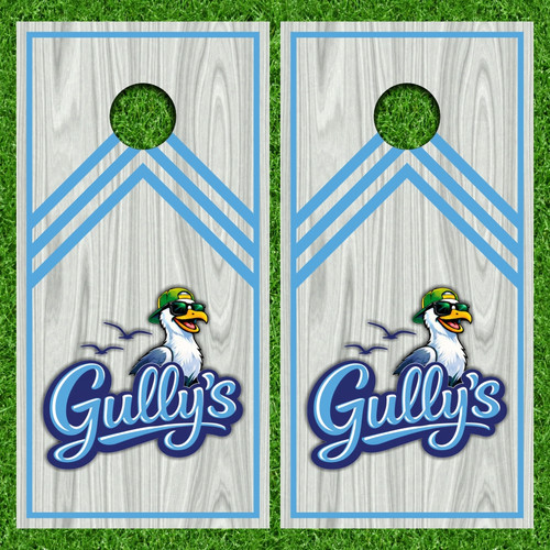 Anthony Bruno's Custom Cornhole Wraps - Set of 2 (Design #4)