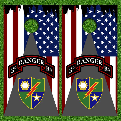 3rd Ranger Battalion Cornhole Wraps - Set of 2