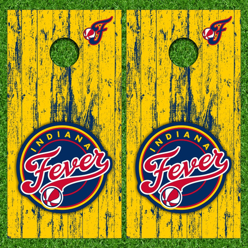 Indiana Fever Version 5 Cornhole Wraps - Set of 2