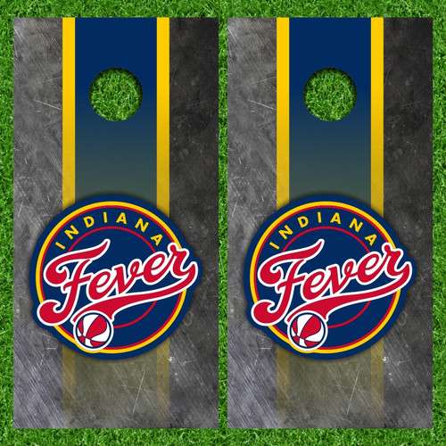 Indiana Fever Version 6 Cornhole Wraps - Set of 2