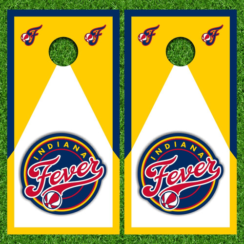 Indiana Fever Version 7 Cornhole Wraps - Set of 2