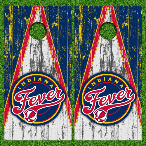Indiana Fever Version 8 Cornhole Wraps - Set of 2
