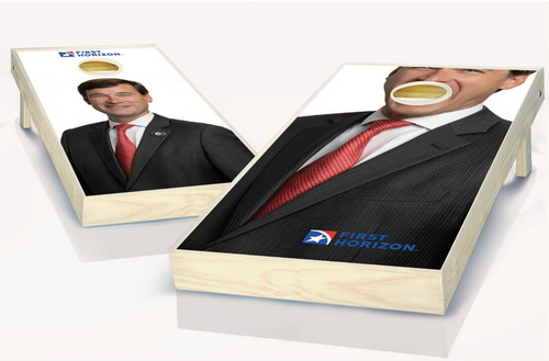 Rachel Morgan's Custom Cornhole Set with Custom Bags