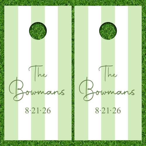 Teresa Cunningham's Custom Cornhole Wraps - Set of 2 (Design #2)