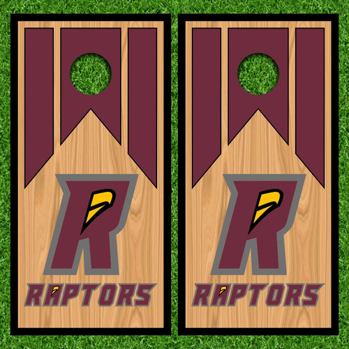 Ridgefield Raptors Cornhole Wraps - Set of 2