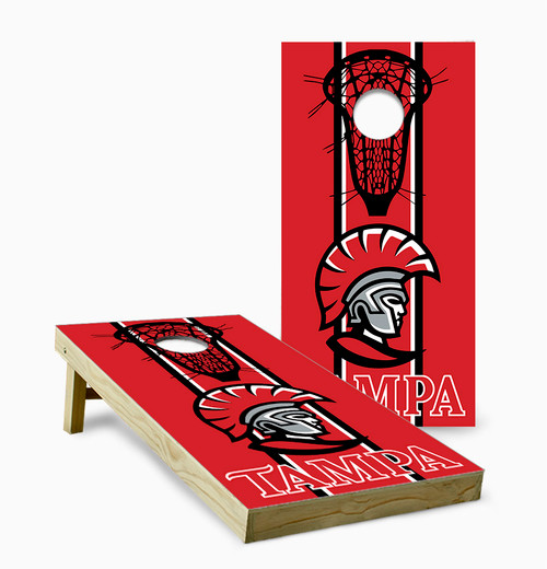 Tampa Spartans Lacrosse Cornhole Set with Bags