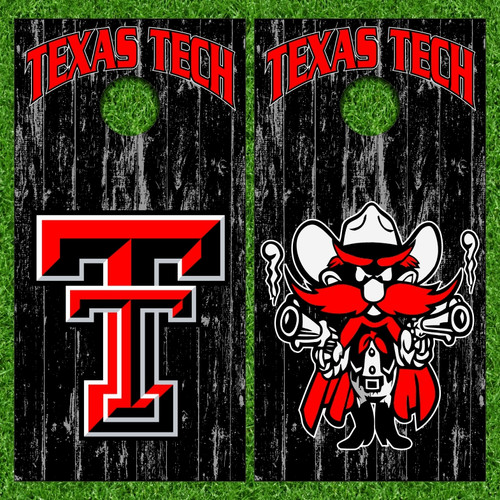Texas Tech Version 8 Cornhole Wraps - Set of 2