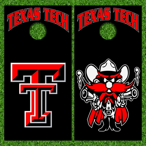Texas Tech Version 9 Cornhole Wraps - Set of 2