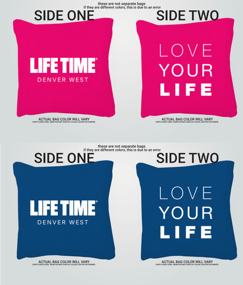 Lacey Leebrick's Custom Cornhole Bags - Set of 8 (Design #2)