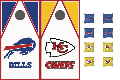 Nancy Carney's Custom Cornhole Set with Custom Bags