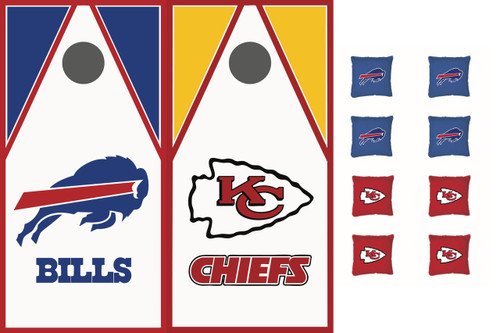 Nancy Carney's Custom Cornhole Set with Custom Bags
